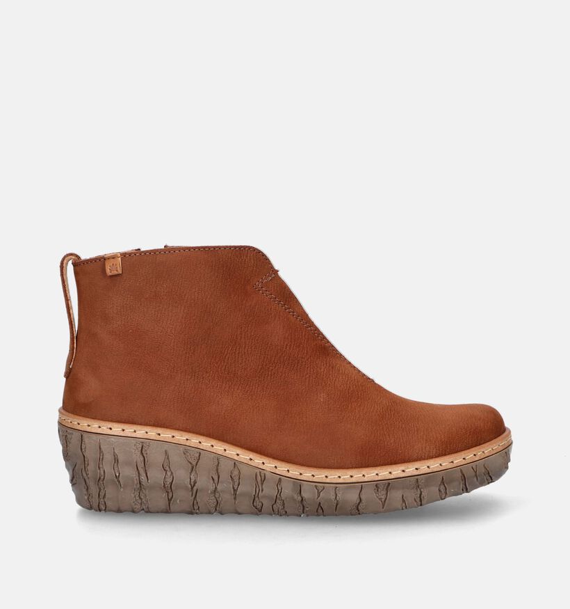 El Naturalista Bottines à talons en Cognac pour femmes (347334) - pour semelles orthopédiques