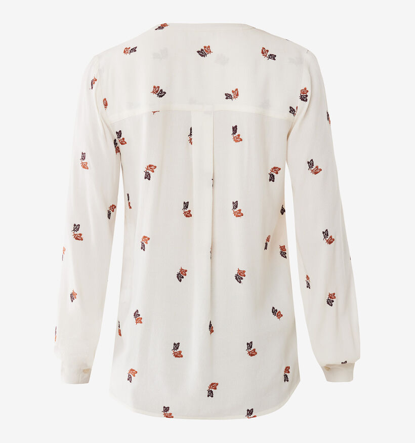 Mexx Embroidery Blouse en Blanc pour femmes (362296)