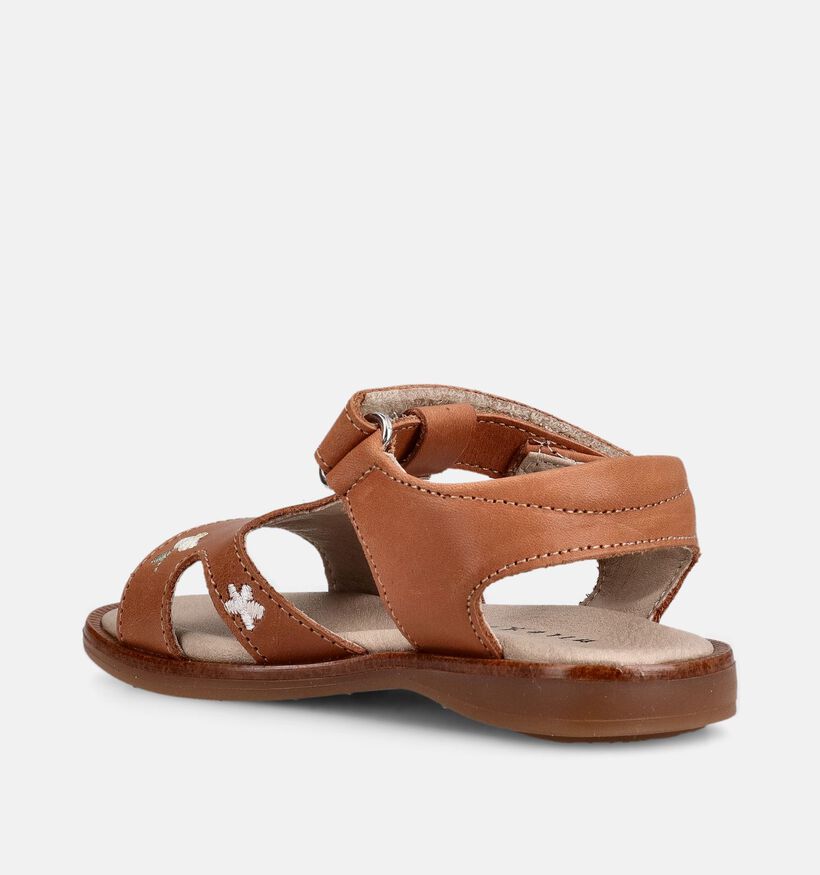 Milo & Mila Cognac Sandalen voor meisjes (372547)