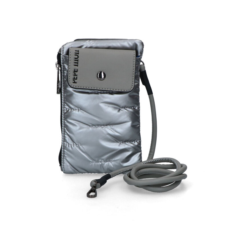 Pepe Moll Petra Pochette pour téléphone en Argent en simili cuir (316896)
