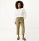 Mexx Pantalon en lin en Vert Khaki pour femmes (352769)