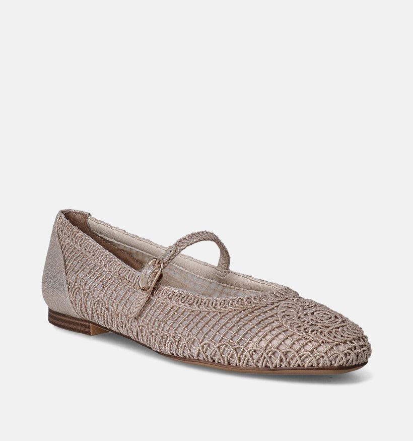 Tamaris Gouden Ballerina's met Riempje voor dames (356896)