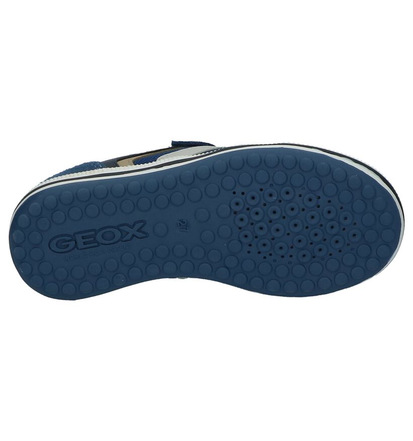 Geox Chaussures basses en Bleu foncé en textile (237988)