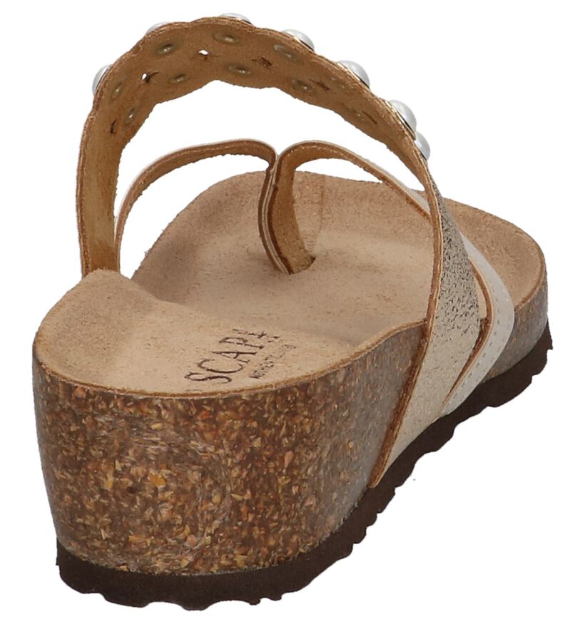 Gouden Elegante Slippers Scapa Tina, , pdp