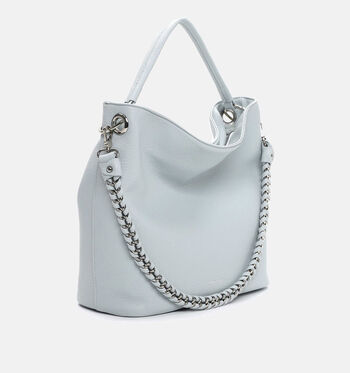 Tamaris Schoudertassen Zwart/Wit/Blauw