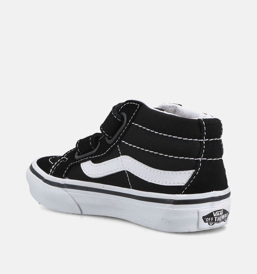 Vans Sk8 Mid Reissue Zwarte Sneakers voor jongens, meisjes (369000)