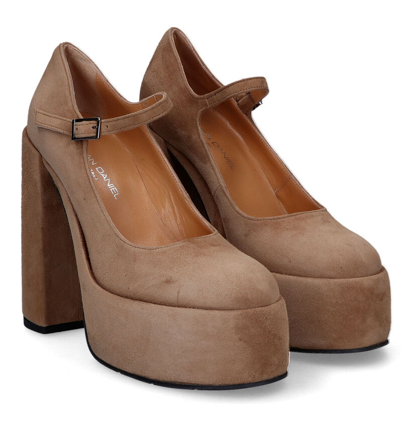 Cristian Daniel Talons hauts en Orange pour femmes (317507)