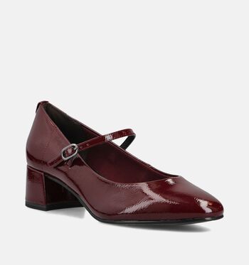 Tamaris Pumps Zwart/Taupe/Bordeaux