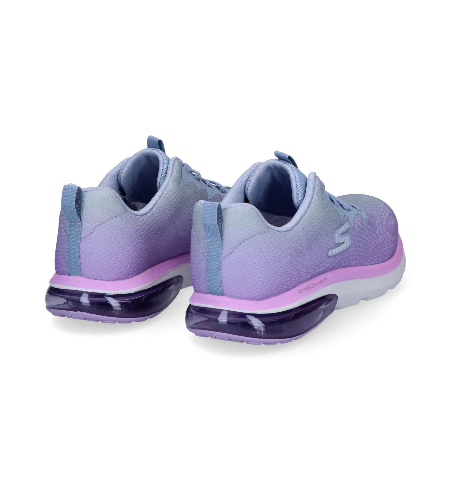 Skechers Go Walk Air 2.0 Quick Breeze Paarse Sneakers Dames