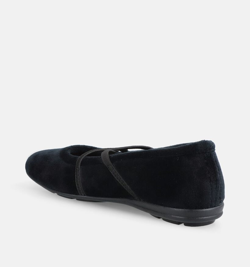 Alberola Zwarte Gesloten Pantoffels voor dames (380872)