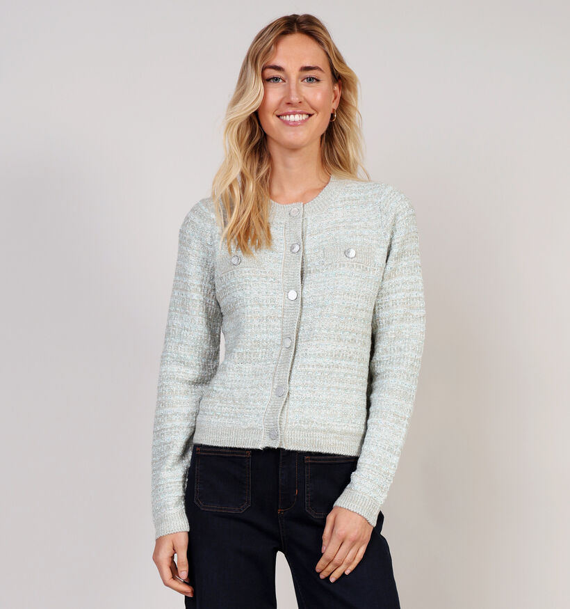 Vila Lemoni Groene Cardigan voor dames (361351)