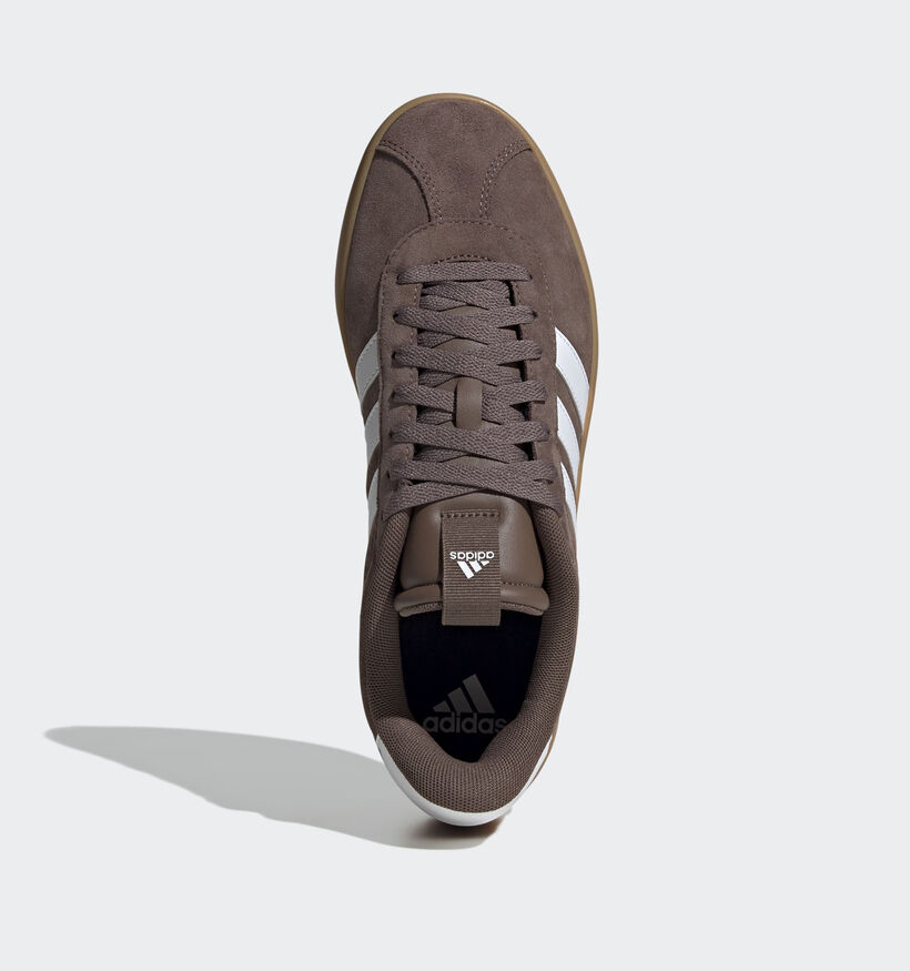 adidas VL Court Baskets basses en Marron pour hommes (357271) - pour semelles orthopédiques