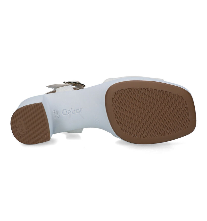 Gabor Best Fitting Witte Sandalen voor dames (323215)