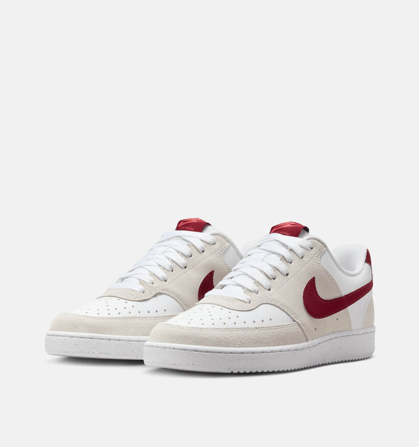Nike Court Vision Low Baskets en Blanc pour femmes (347839)