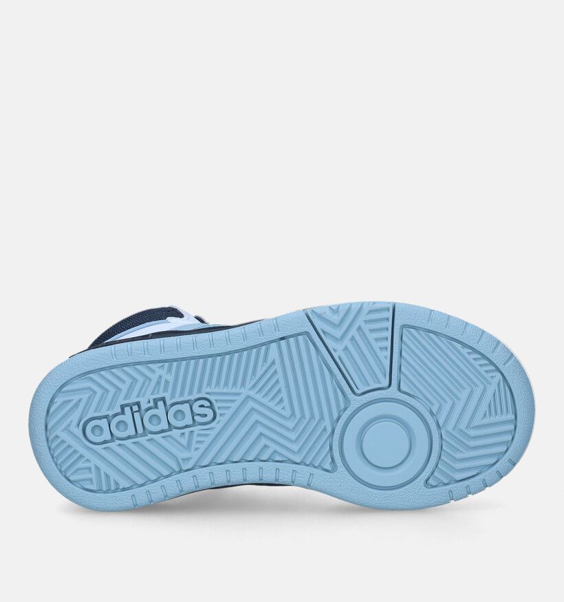 adidas Hoops Mid 3.0 K Witte Sneakers voor jongens, meisjes (332131)