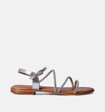 Sandalen zilver