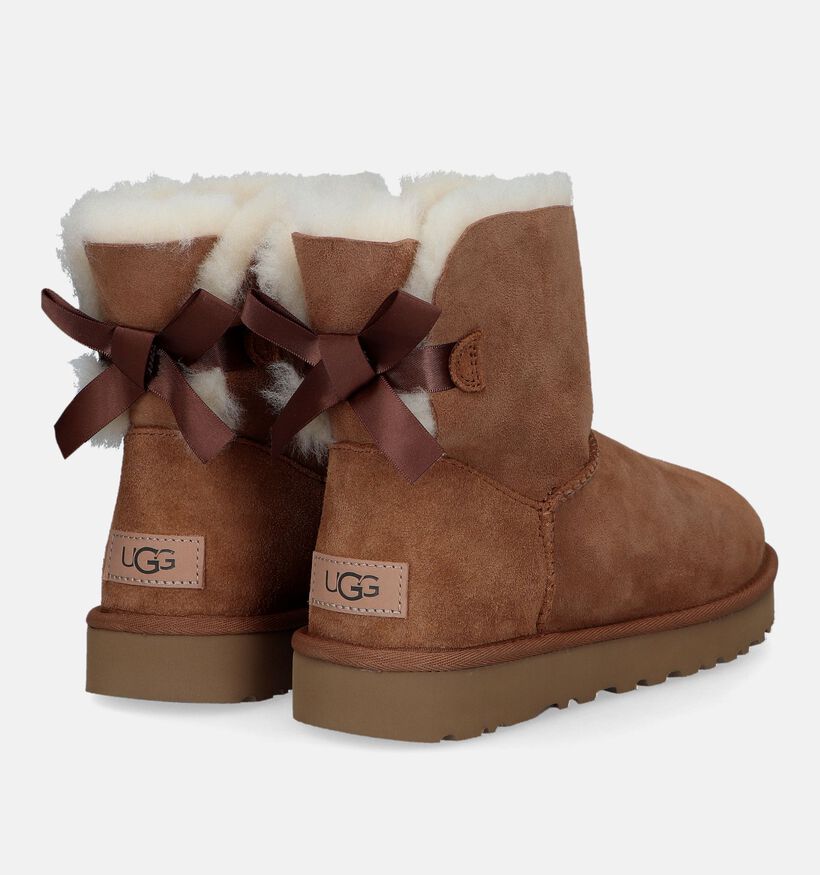 UGG Mini Bailey Bottes en Cognac pour femmes (329261)