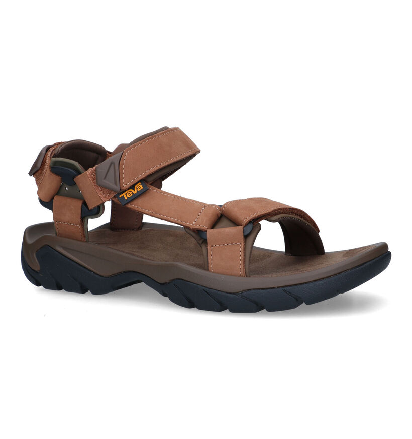 Teva Terra Sandales en Camel en nubuck (321947)