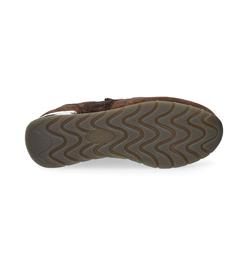Gabor OptiFit Chaussures à lacets en Brun pour femmes (297237) - pour semelles orthopédiques