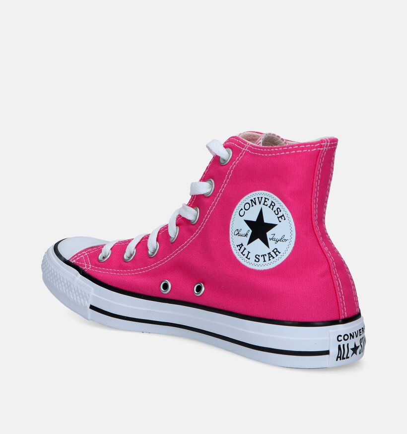 Converse CT All Star HI Baskets en Fuchsia pour femmes (341711)