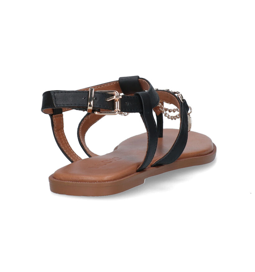 Inuovo Zwarte Sandalen voor dames (325199)