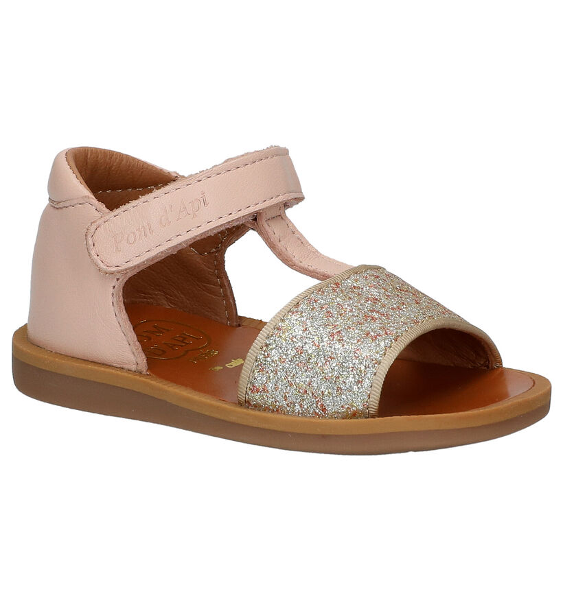 Pom d'Api Poppy Tao Easy Sandales en Cognac pour filles (322881)