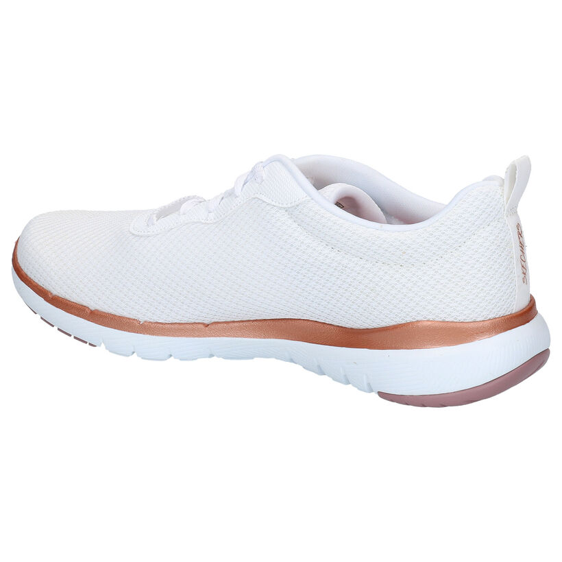 Skechers Flex Appeal 3.0 Zwarte Sneakers in stof (301476)