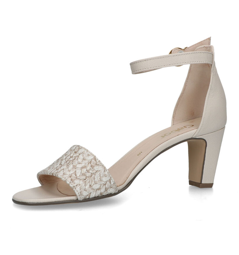 Gabor Gouden Sandalen met gesloten hak voor dames (329031)