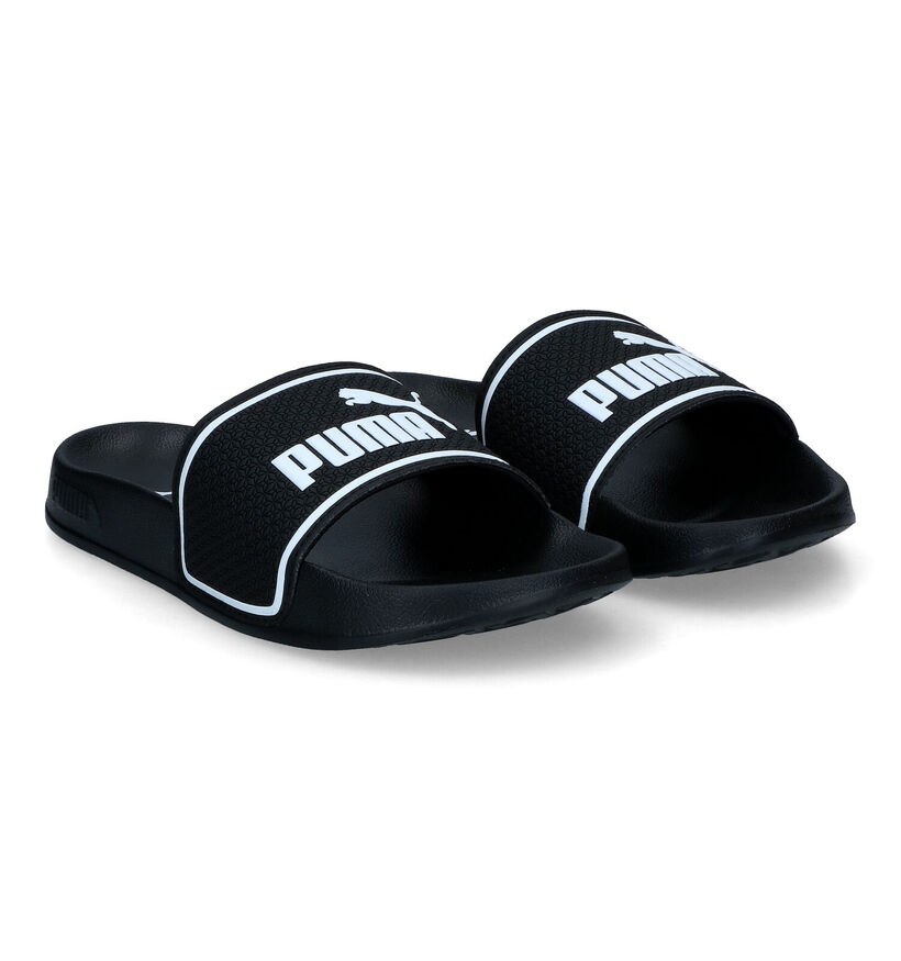 Puma Leadcat 2.0 Zwarte Badslippers voor meisjes, jongens (350399)