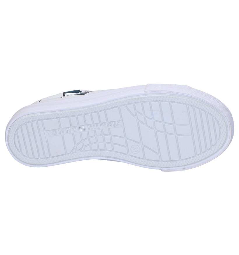 Tommy Hilfiger Baskets en Blanc en textile (266558)