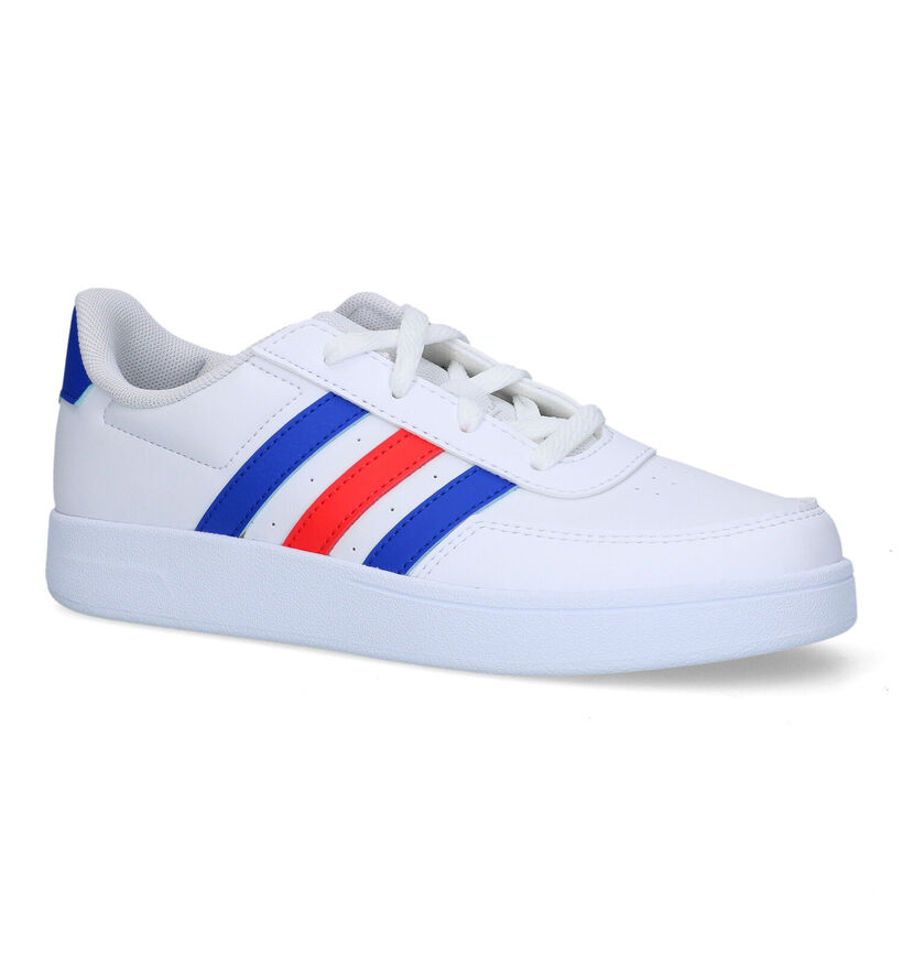 adidas Breaknet Baskets en Blanc pour filles, garçons (318945) - pour semelles orthopédiques