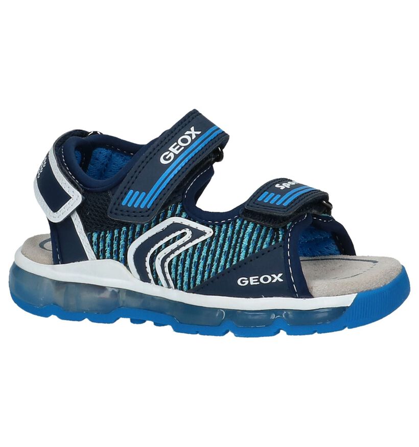 Geox Blauwe Sandalen met Lichtjes, , pdp