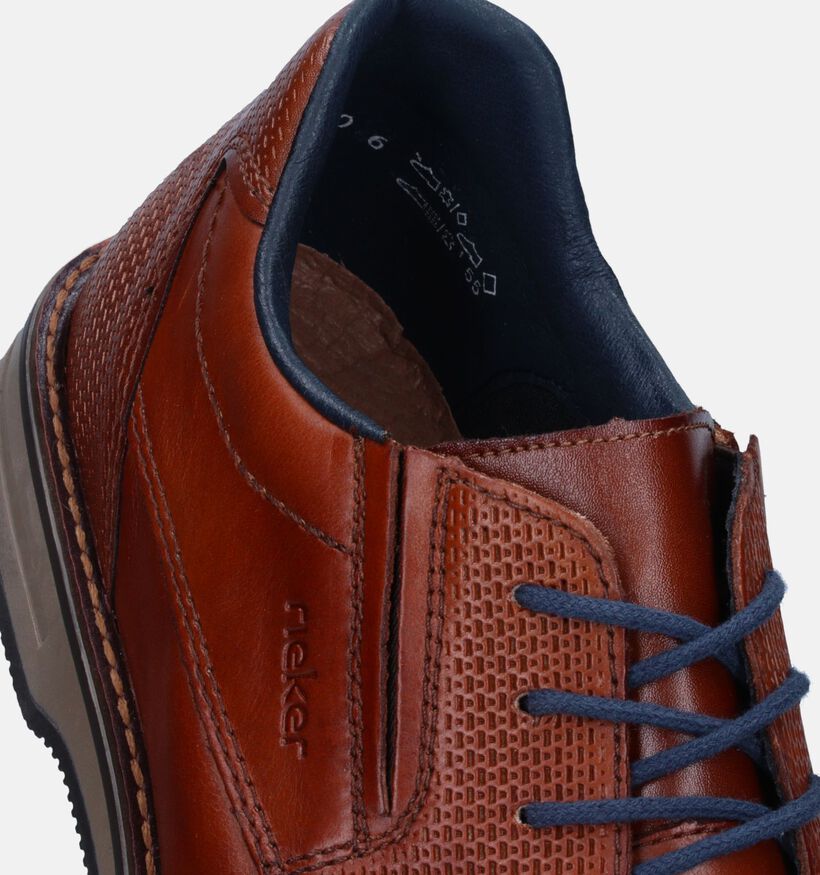 Rieker Cognac Veterschoenen voor heren (344382)