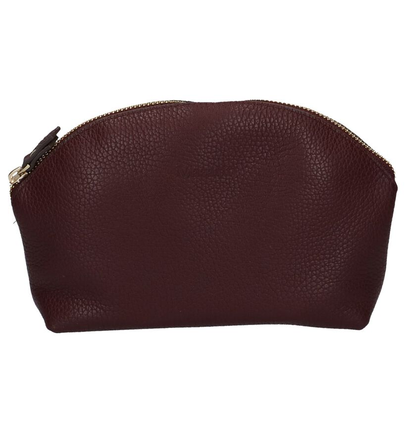 Bordeaux Make-up Tasje Mazarin in leer (226922)