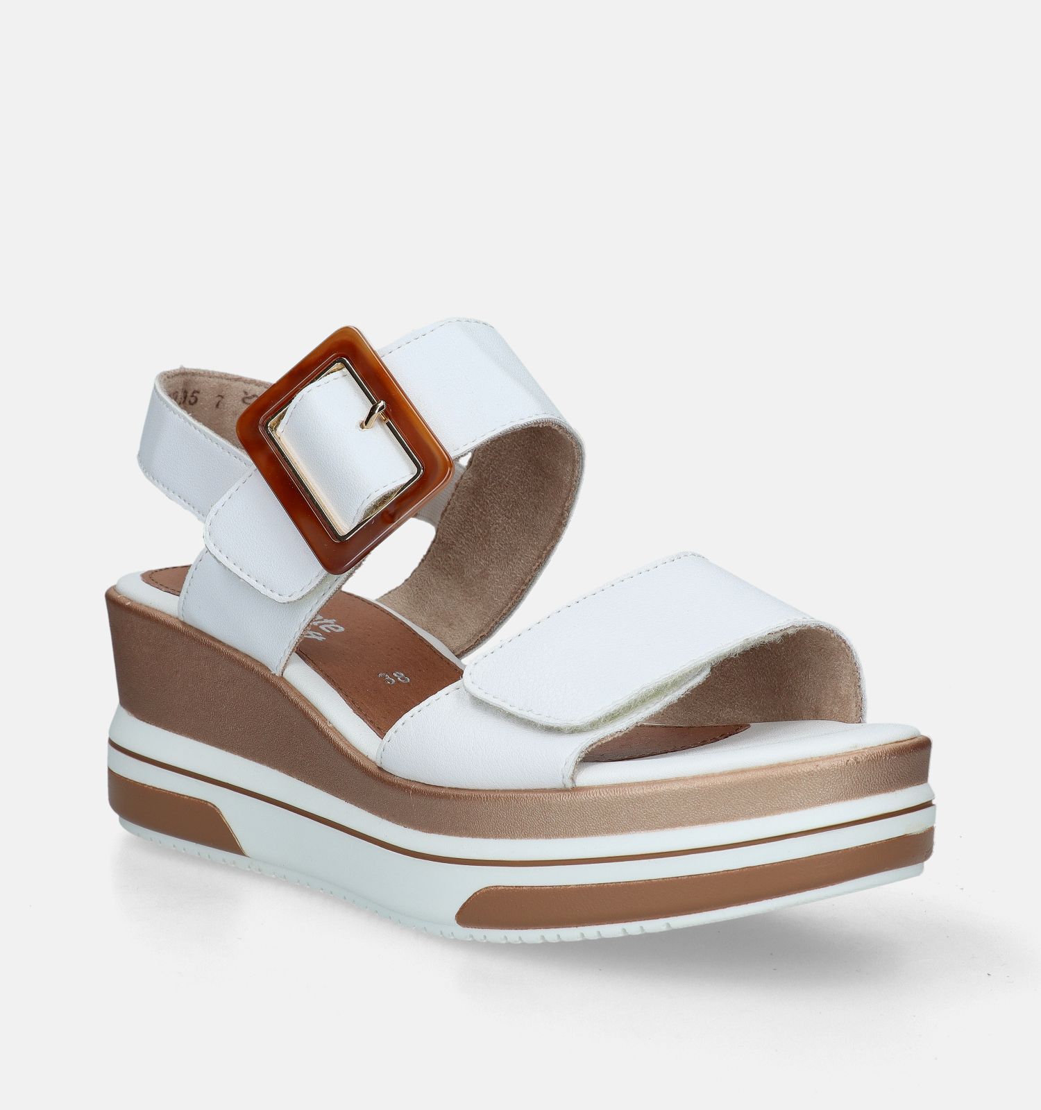 Remonte Witte Sandalen met sleehak Dames Sandalen Online op TORFS.BE