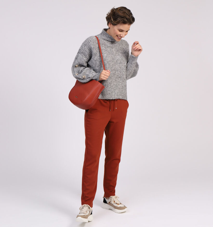 comma Oranje Broek voor dames (304370)