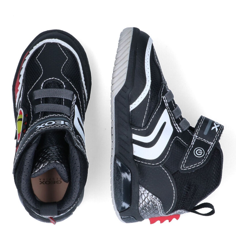 Geox Inek Baskets en Bleu pour garçons (312558) - pour semelles orthopédiques