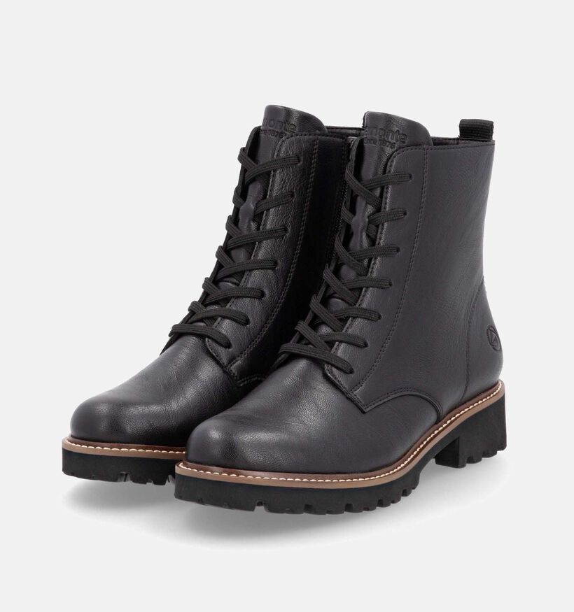 Remonte Bottines à lacets en Noir pour femmes (347255) - pour semelles orthopédiques