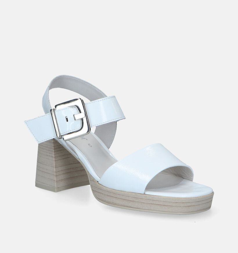 Gabor Best Fitting Witte Sandalen Met Blokhak voor dames (340730)