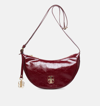 Laurent David Crossbody tassen Zwart/Bordeaux