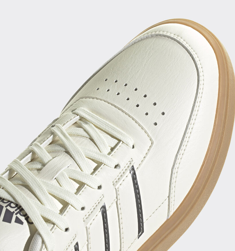 adidas Courtblock Ecru Sneakers voor jongens, heren (350177)