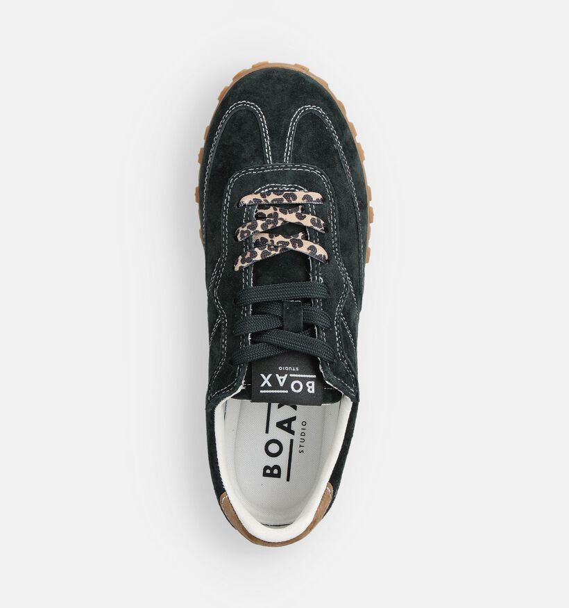 Boax Studio Strike Zwarte Sneakers voor dames (360908) - geschikt voor steunzolen
