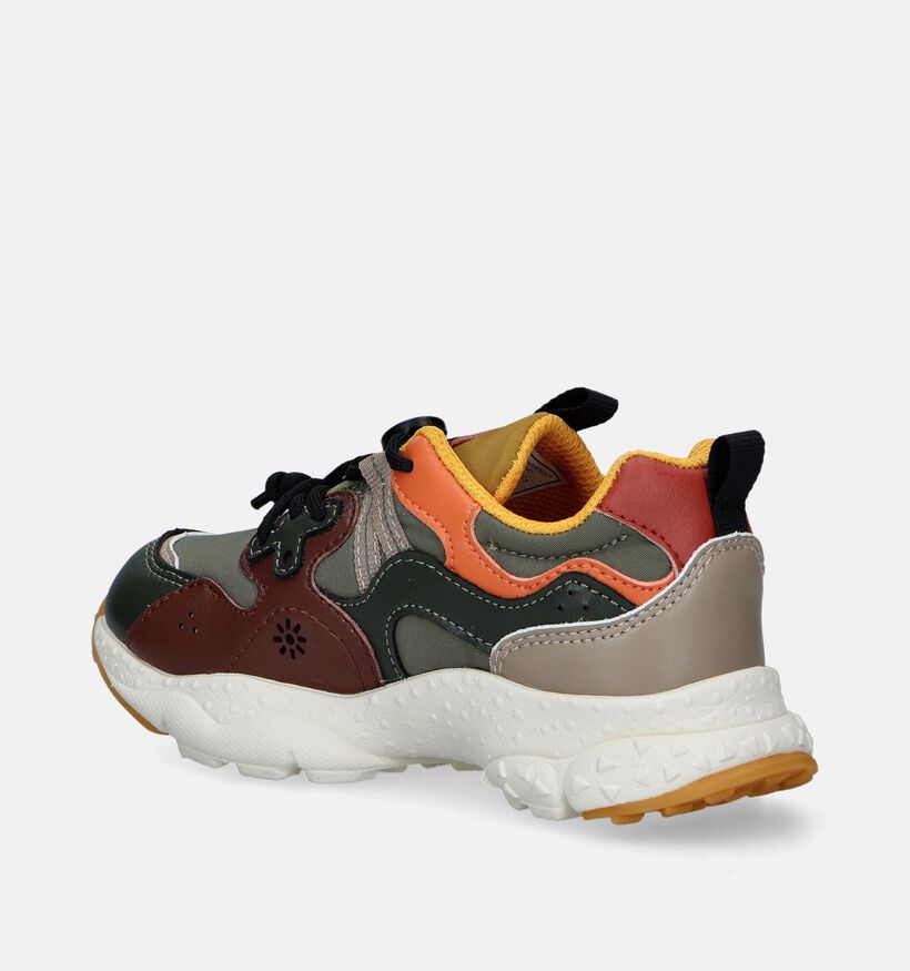 Naturino x Flower Mountain Yamano Kaki Lage schoenen voor jongens (348999) - geschikt voor steunzolen