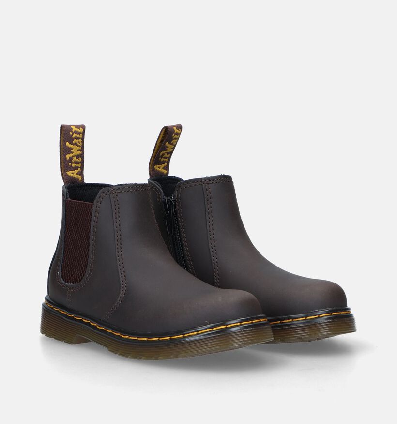 Dr. Martens 2976 Bottines chelsea en Marron pour filles (341063)