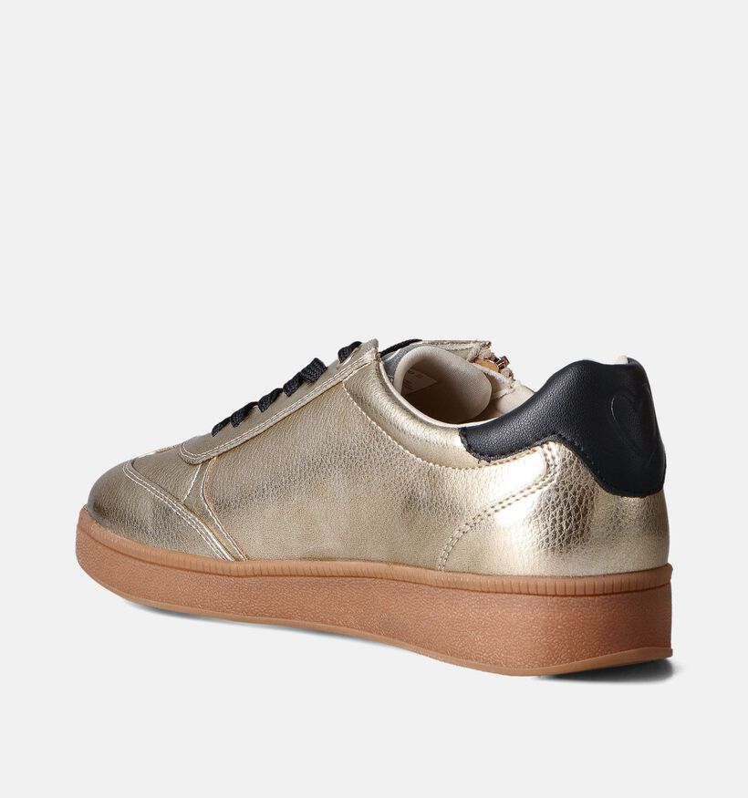 Marco Tozzi Chaussures à lacets en Or/Noir pour femmes (360730) - pour semelles orthopédiques