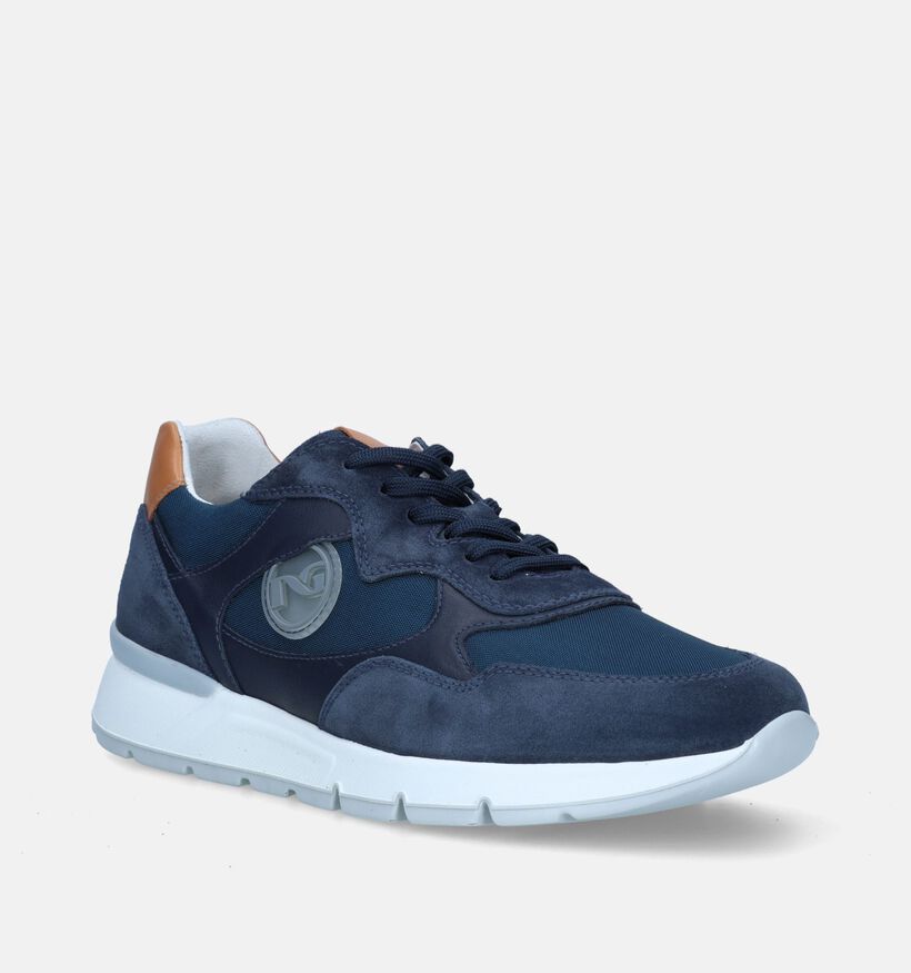 NeroGiardini Chaussures à lacets en Bleu pour hommes (341718) - pour semelles orthopédiques