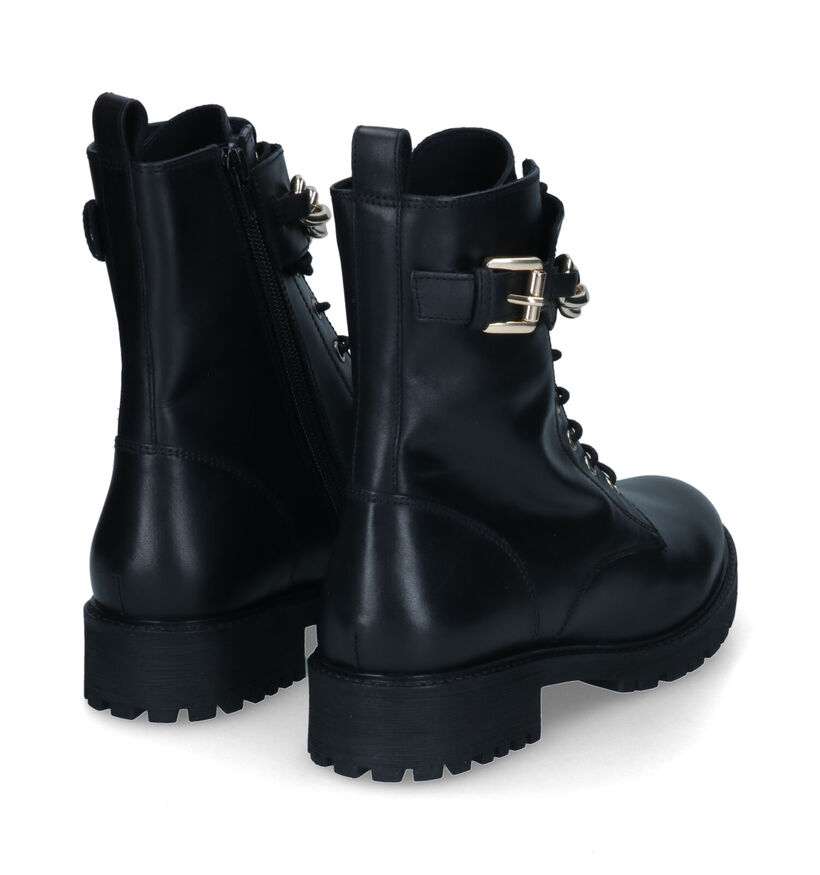 Geox Hoara Bottines en Noir en cuir (313295)