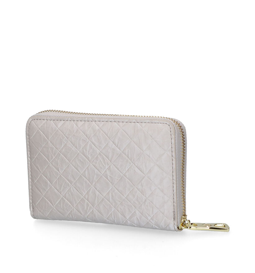 Kisses of Pearl Rachel Beige Ritsportemonnee in kunstleer (312400)