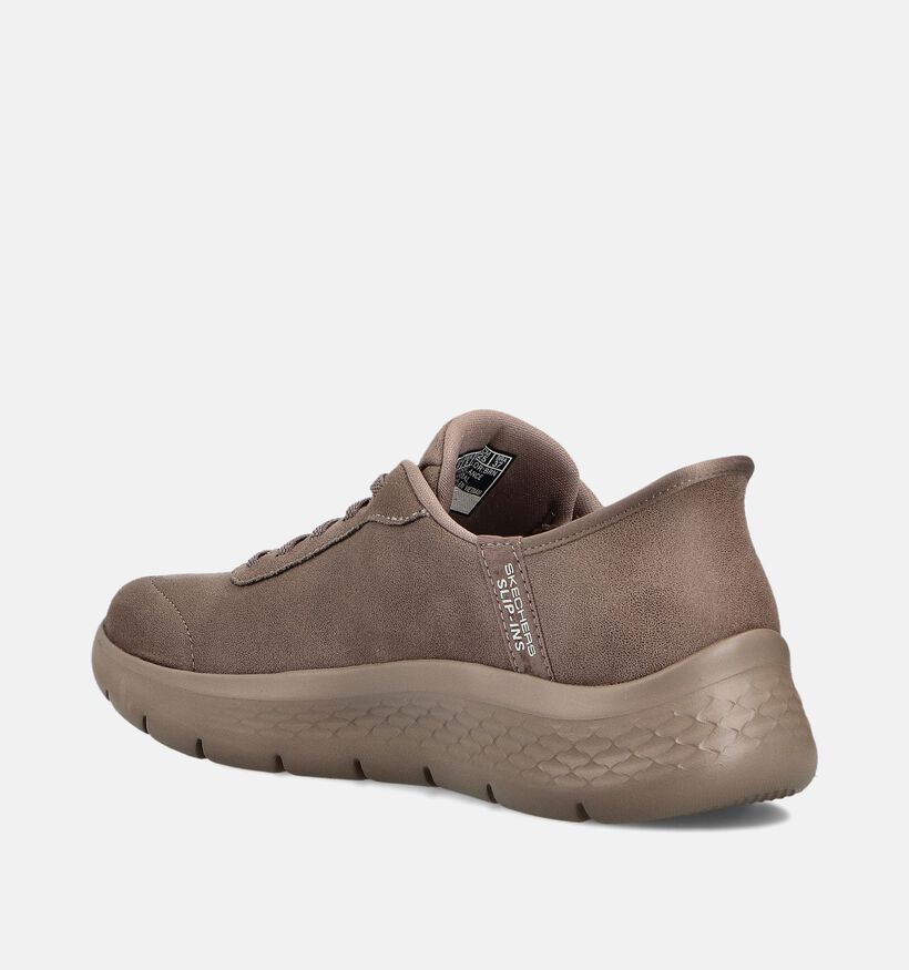 Skechers GO WALK Flex Mali Memory Foam Baskets sportives en Marron pour femmes (360890)