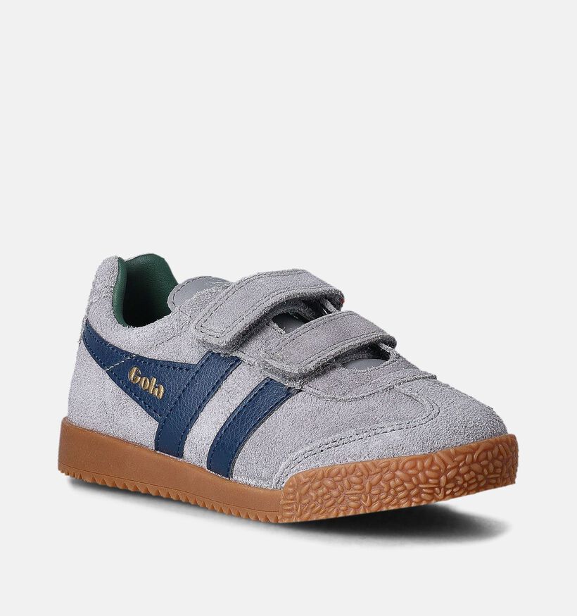 Gola Harrier Strap Grijze Velcroschoenen voor jongens, meisjes (362408)